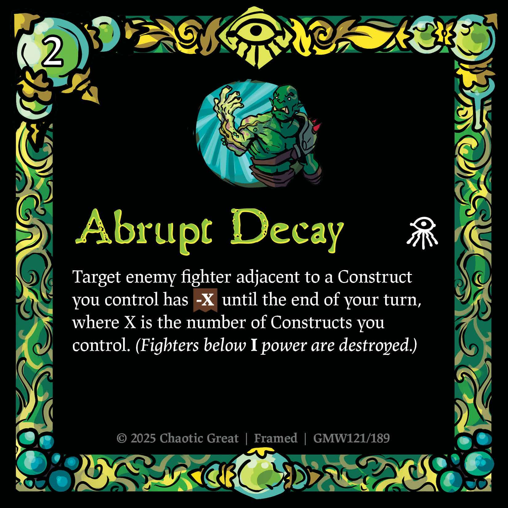 Abrupt Decay