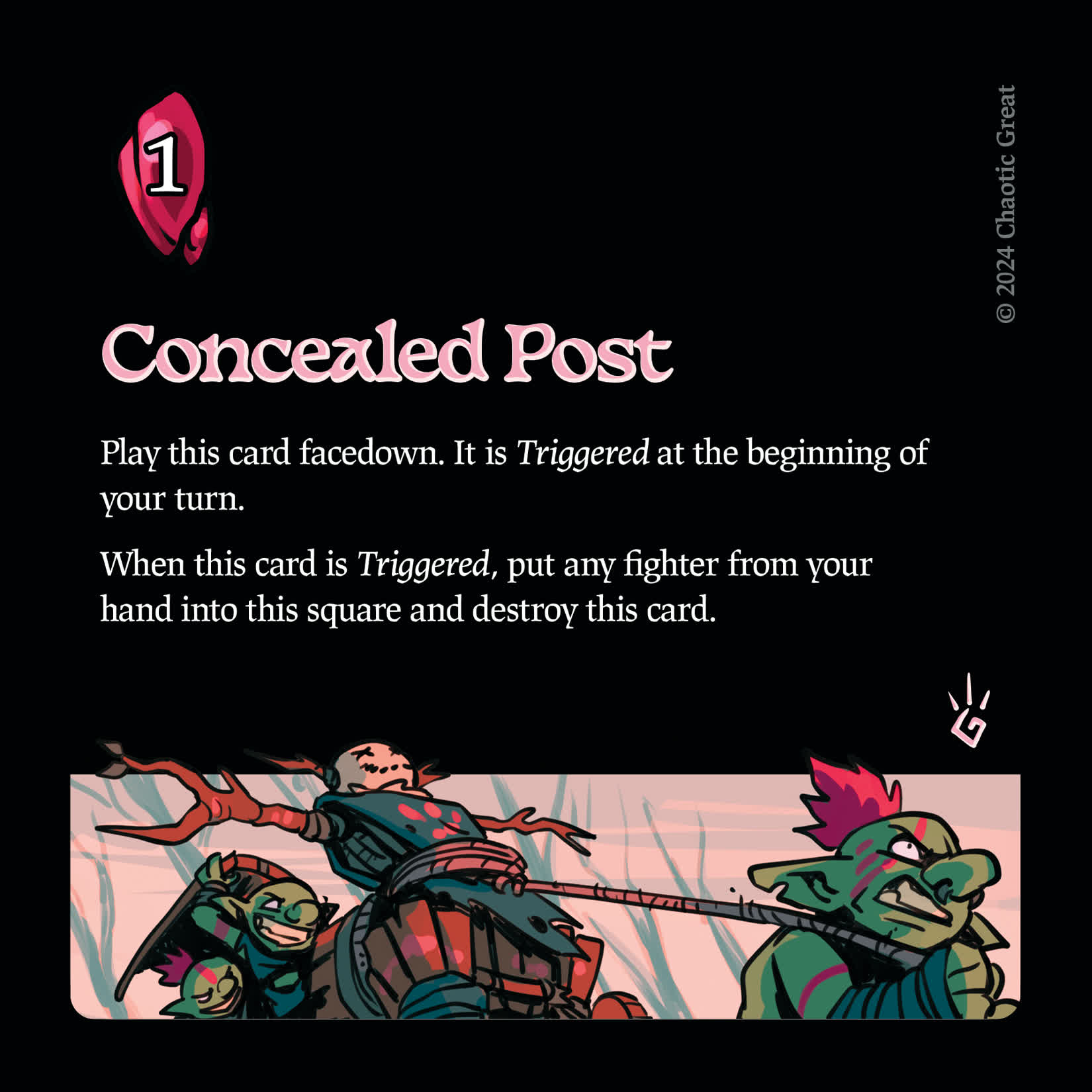 Concealed Post