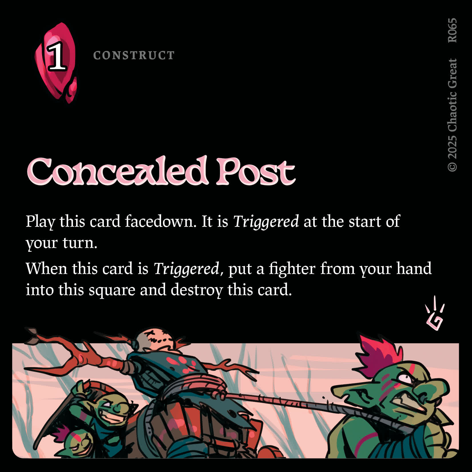 Concealed Post