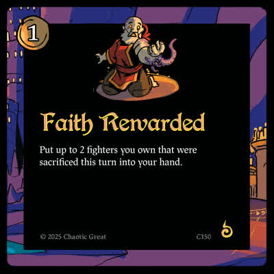 Faith Rewarded