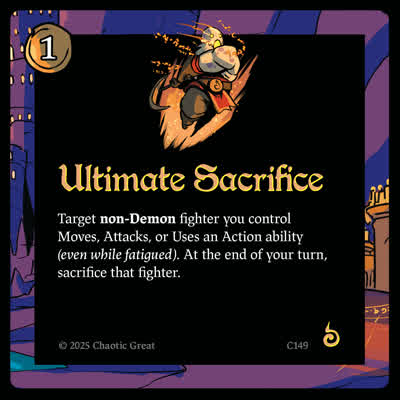 Ultimate Sacrifice