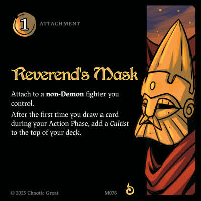 Reverend’s Mask