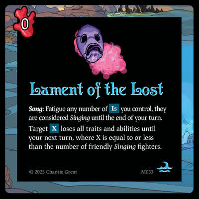 Lament of the Lost