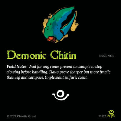 Demonic Chitin