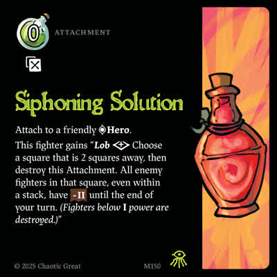 Siphoning Solution